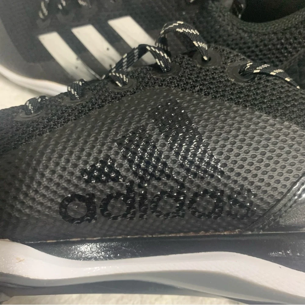 Adidas Men’s sz 10 Running Cross Training Shoes‎ Black Sneaker